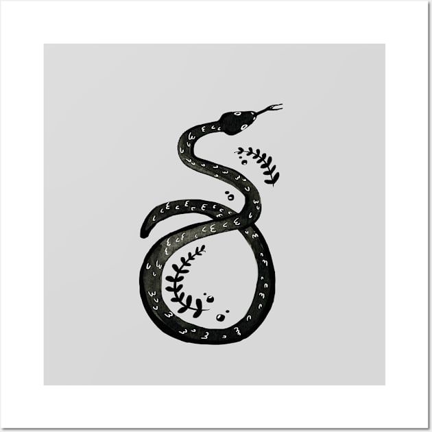 Sssssssnake Wall Art by NJORDUR